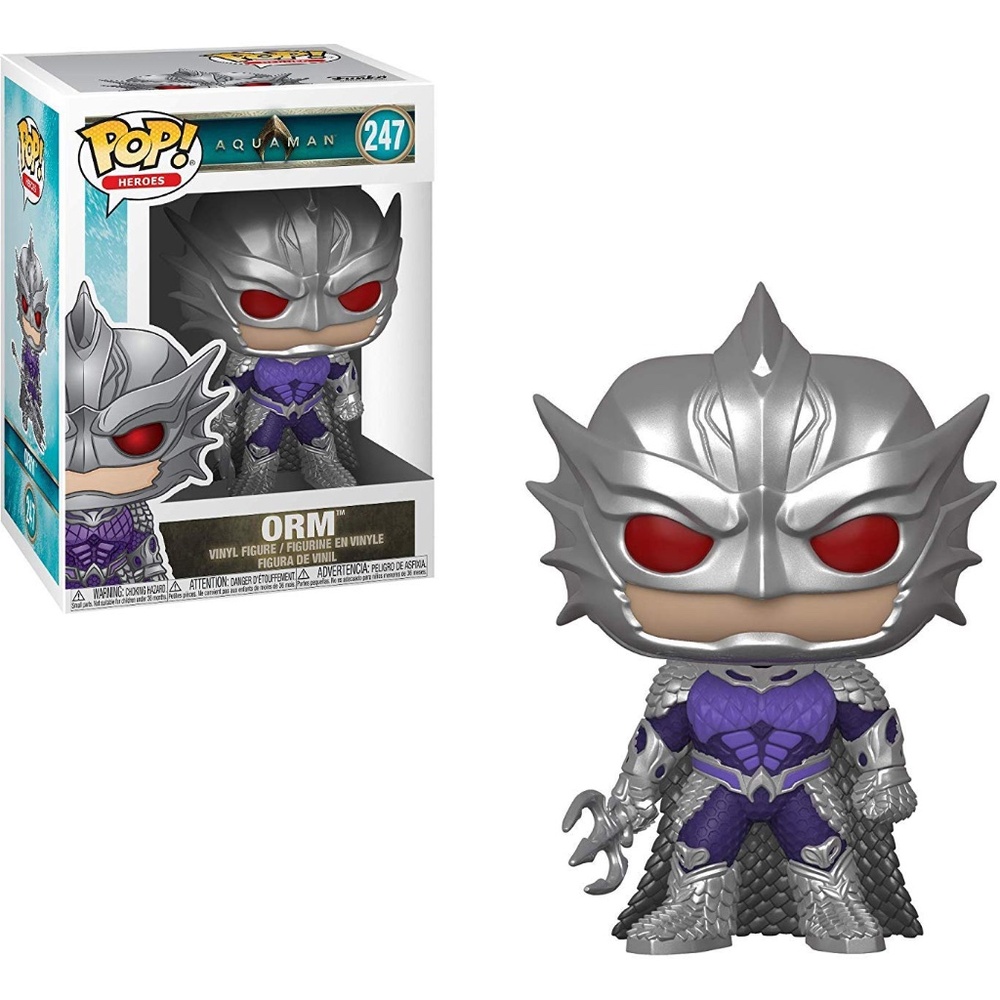 FUNKO POP! Heroes Aquaman ORM # 247 Vinyl Figure - Retired
